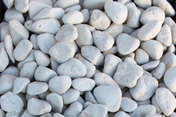 Белая галька галтовка (20-40 мм.)  купить в Энгельсе от производителя, без посредников